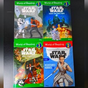 Lot Of 4 World Of Reading Star Wars Level 1 & 2